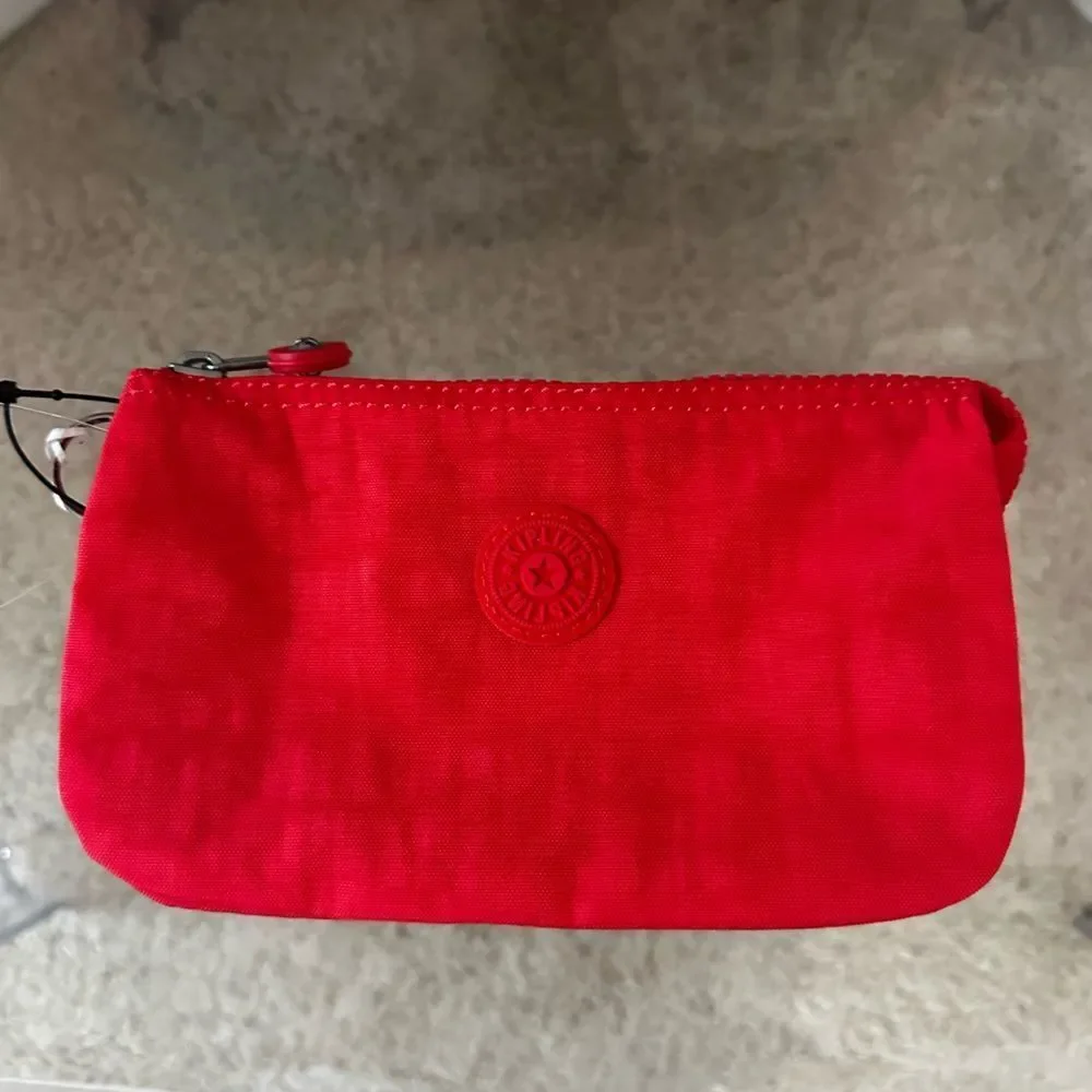 NEW Kipling Creativity Large Pouch - Bright Red